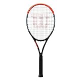Wilson Tennisschläger, Clash 100UL, Unisex, Erwachsene, Griffgröße: 4 1/4, Graphit, schwarz/grau/rot, WR015810U2