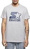 STARTER BLACK LABEL Herren Starter Logo Tee T-Shirt, heathergrey, M