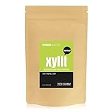 Wohltuer Xylit - Der Echte Birkenzucker aus Finnland 2000g | Das Original - garantiert ohne Maiszusatz | Natürlicher Zucker-Ersatz für gesunde Ernährung