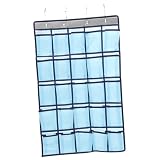CHILDWEET Handtasche Über Hängender Schmuckorganisator Anzeige Stand Stange Handy-Organizer Zum Aufhängen Handy-Aufbewahrungstasche Für Das Klassenzimmer Hängende Regale Wand Vlies Sky-B