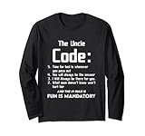 The Uncle Code Cool 5 Things #1 Rule Is Fun Is Oblatory Langarmshirt