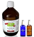 Kolloidales Silber 10PPM - 250ml Silberwasser in Top Qualität durch Spezielles Verfahren Mit Gratis Spray Sprühflasche Höchstmögliche Reinheitsstufe von 99,99% Ohne Chemische Zusatzstoffe