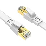Ercielook lan kabel CAT8 Hochgeschwindigkeits - 0,5m 1m 3m 5m 10m 15m 20m Netzwerkkabel für den Außen- und Innenbereich, 40 Gbit/s lankabelverlaengerung für Router/Gaming/Modem