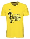 Puma Borussia Dortmund Borsigplatz DFB Pokalsieger 2017 T-Shirt Damen gelb, XXL