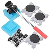 UKCOCO 1 Satz Mover Beweger Scharnier Kühlschrankrollen Möbelheber bürostuhl Matte Werkzeug zum Heben von Möbeln Geräteheber Gleiter zum Bewegen von Möbeln bewegliche Möbelgleiter Plastik