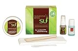 Sugaring4You +1 Zuckerpaste Beauty-Set zur sanften Haarentfernung | Für Intim und Achseln (feste Haare) | Sugaring für Sie & Ihn | inkl. Silverspray & Entfetter | Zuckerwachs Soft 250g