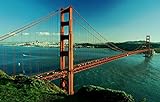 LHJOYSP Puzzle mädchen Puzzle 1000 Teile City River Bridge San Francisco Golden Gate 75x50cm