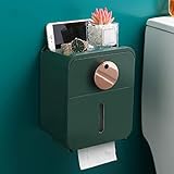 ACGrade Badezimmer Papierspender, Papierhandtuchspender, Wandmontage Toilettenpapierspender, klebriger Toilettenpapierspender, Papierhandtuchspender