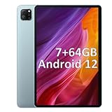 OSCAL Tablet 10 Zoll 7GB + 64GB (2TB TF), Pad70(2023) Tablet 6580mAh Akku, 13MP Kamera, 1280x800 HD+ IPS Touchscreen, Android 12, 2.4G/5G WiFi Tablet, Bluetooth 5,0, Google GMS Certified, OTG, Blau