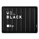 WD_BLACK P10 Game Drive 5 TB externe Festplatte (mobile und robuste High-Perfomance-Festplatte, für Konsole und PC, bis zu 125 Spiele speichern) Schwarz
