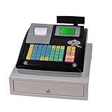 ALSUP Elektronische Registrierkasse, Restaurant POS Registrierkasse 48 Tasten, Supermarkt Kiosk Kassensystem, kassensystem für den einzelhandel und kassenschublade,Black-110V