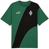 Puma Borussia M´ Gladbach Culture+ T-Shirt grün BMG Fan Tee Gladbach Jersey, Größe:XXL