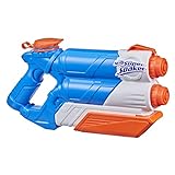 Super Soaker Twin Tide Wasserpistole doppelter Spritzpower Pump-Funktion großer 1,4L Wassertank einfaches Auffüllen