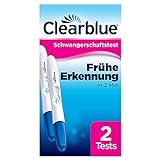 Clearblue Schwangerschaftstest Frühe Erkennung, Über 99 % zuverlässig, 2 Tests