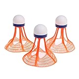 NFEGSIYA Badmintonbälle Outdoor Badminton Plastic Ball Nylon Shuttlecock Ball Stabilen Widerstand (Color : Red)