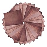 DIYEAH 48 Blatt Druckpapier Stationerie Retro Schreiben Papier Farbiger Drucker Papierpapier Pastellpapier Computerpapier Zum Drucken Von Kopierpapier Braunes Pergamentpap