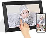 Digitaler Bilderrahmen WLAN Elektronischer Bilderrahmen mit IPS Touchscreen, Auto-Rotate, Einfache Einrichtung zum Teilen von Fotos und Videos über Frameo App - Geschenk für Familie und Freunde
