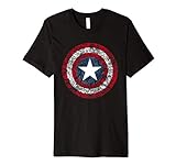 Marvel Captain America Avengers Schild Comic Grafik T-Shirt T-Shirt