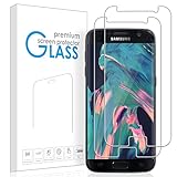 [2 Stück] REROXE Panzerglas für Samsung S7 Edge, 2.5D Displayschutzfolie, Anti-Öl, Anti-Bläschen, 9H Härte Schutzfolie für Samsung S7 Edge