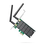 TP-Link Archer T4E WLAN PCIe Netzwerkkarte AC1200 mit 2x2 MIMO und Beamforming (867MBit/s auf 5GHz, 300MBit/s auf 2,4GHz, 2 abnehmbaren Antennen, geeignet für Windows 10/8.x/7/X)
