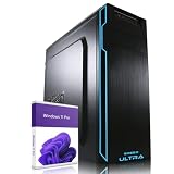 GREED® Ultra 7 - Schneller PC mit Intel Core i7 - Leiser Computer + Rechner für Büro & Home Office mit 4,0 GHZ, 32GB DDR4 RAM/Arbeitsspeicher - 1TB SSD + 1TB HDD - DVD+RW - WLAN - inkl Win 11
