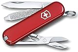 Victorinox Taschenmesser Classic SD (7 Funktionen, Schere, Nagelfeile mit Schraubendreher) rot, 58 mm