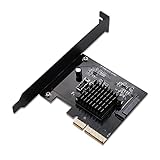 EZDIY-FAB USB3.2 Gen2x2 Typ-E Frontpanel Interne Erweiterungskarte 20 Gbit/s PCI Express 3.0 X4 Adapter für Desktop-PCs(ASM3242)