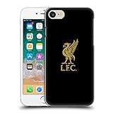 Head Case Designs Offizielle Liverpool Football Club Logo Gold Und Schwarz Liver Bird Harte Rueckseiten Handyhülle Hülle Huelle kompatibel mit Apple iPhone 7/8 / SE 2020 & 2022
