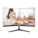 FKKPRVAX 24-Zoll-Computermonitor, Full-HD-LCD 1920×1080 Curved-Monitor, Gaming-Monitor 144hz (Color : B)
