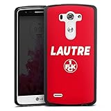 DeinDesign Silikon Hülle kompatibel mit LG G3 Case schwarz Handyhülle 1. FC Kaiserslautern Logo Offizielles Lizenzprodukt