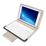 Weikeya PU-Hülle, USB-Tastaturabdeckung Kompakte Größe Tragbare wiederaufladbare Tastaturhülle Einfache Tablet-Hülle Komfortabel und kompakt für/IOS/Win