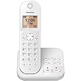 Panasonic KX-TGC 422 GW, schnurloses Telefon mit Anrufbeantworter, Weiß