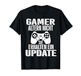 Gamer Zocker Games Controller Konsole Gaming Spruch T-Shirt