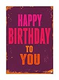 Depesche 0011673-038 - Glückwunsch-Karte zum Geburtstag (neutral), ausgefallene Geburtstagskarte mit Musik, Spruch und beweglichen Elementen, inkl. Umschlag, 14,8 x 21 cm