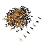 ibasenice 200St Mini-Soldatenmodell winzige Soldatenfiguren Spielzeugsoldaten-Actionfiguren Spielzeugsoldatenfiguren Armee Soldatenfiguren aus Kunststoff realistische Menschenfigur Plastik
