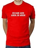 Ich Habe auch Augen du Arsch - Große Brüste Vollbusig Oberweite - Herren T-Shirt von KaterLikoli, Gr. 3XL, R
