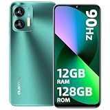 OUKITEL C36 Handy Ohne Vertrag, 12GB+128GB/1TB erweiterbar, 5150mAh 6.56' HD+ Display Android 14 günstig Smartphone 4G, Octa Core Prozessor, 13MP Panorama Kamera,Dual SIM 3 Steckplatz, Wi-F