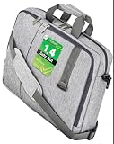 (Test: Sehr gut) Laptoptasche 17 Zoll Aktentasche Wasserabweisend Umhängetasche Schultertasche Businesstasche Laptop Tasche, kompatibel mit Lenovo Acer HP Dell Samsung Microsoft MacBook