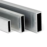 Aluminium Rechteckrohr AW-6060-100x20x2mm | L: 1000mm (100cm) auf Zuschnitt
