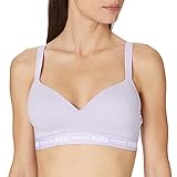PUMA Womens Women's Padded Top (1 Pack) Underwear, Purple, S