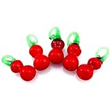 LHYLHY 5X Stücke Kürbis-Glas-Charme Pflanze Anhänger-Charme-Mädchen DIY Schmuckherstellung Supplies