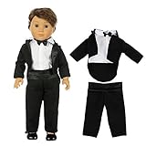Top 1 Puppen Kleidung Hochzeit Frack 3teilig für 36 bis 45 cm große Puppen Jungen , Nr. 385a Bestellnummer: 20neu 385a