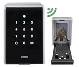 ARREGUI KEEPER-E SEG013 Intelligenter Schlüsseltresor, Schlüsselsafe mit Bluetooth und Mobil App, Smart Schlüsselkasten mit digitalem Zahlencode, Key Safe für Ferienwohnungen, Smart Home, silber
