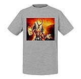 T-Shirt für Kinder Dämon Teufel Satan Feuer Videospiele RPG