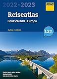 ADAC ReiseAtlas 2022/2023 Deutschland 1:200 000, Europa 1:4 500 000 (ADAC Atlanten)