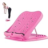 YGMXZL Waden Strecken schräges Brett,Verstellbare Slant Board Fuß Stretcher mit Magnet,Anti-Rutsch Dehn Board für Laufen Yoga Stretch Bein Muskel (Rosa)