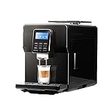 WHSS Kaffeemaschinen Espressomaschine, Kaffeevollautomat Mit Einem Knopf, Kaffeemaschine For Privat- Und Geschäftskunden, Automatisches Bohnenmahlsystem, 270 Mm & Zeiten;410 Mm & Times;350mm Schwarz (