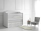 Belis Happy Babybett Farbe Weiß, Größe 60 x 120