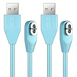 2Pack Replacement Charging Cable for AfterShokz Aeropex AS800 & Shokz OpenRun Pro & OpenRun & OpenRun Mini & OpenComm, Magnetic USB Charger
