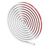 Kabelkanal, weiß, 15 x 10 mm, selbstklebende Drahtabdeckung für Wand, Boden, TV, Büro, Zuhause, PVC-Kabelmanagementsy